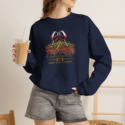 A Toast To Paso Robles Wine Fanatics Sweatshirt
