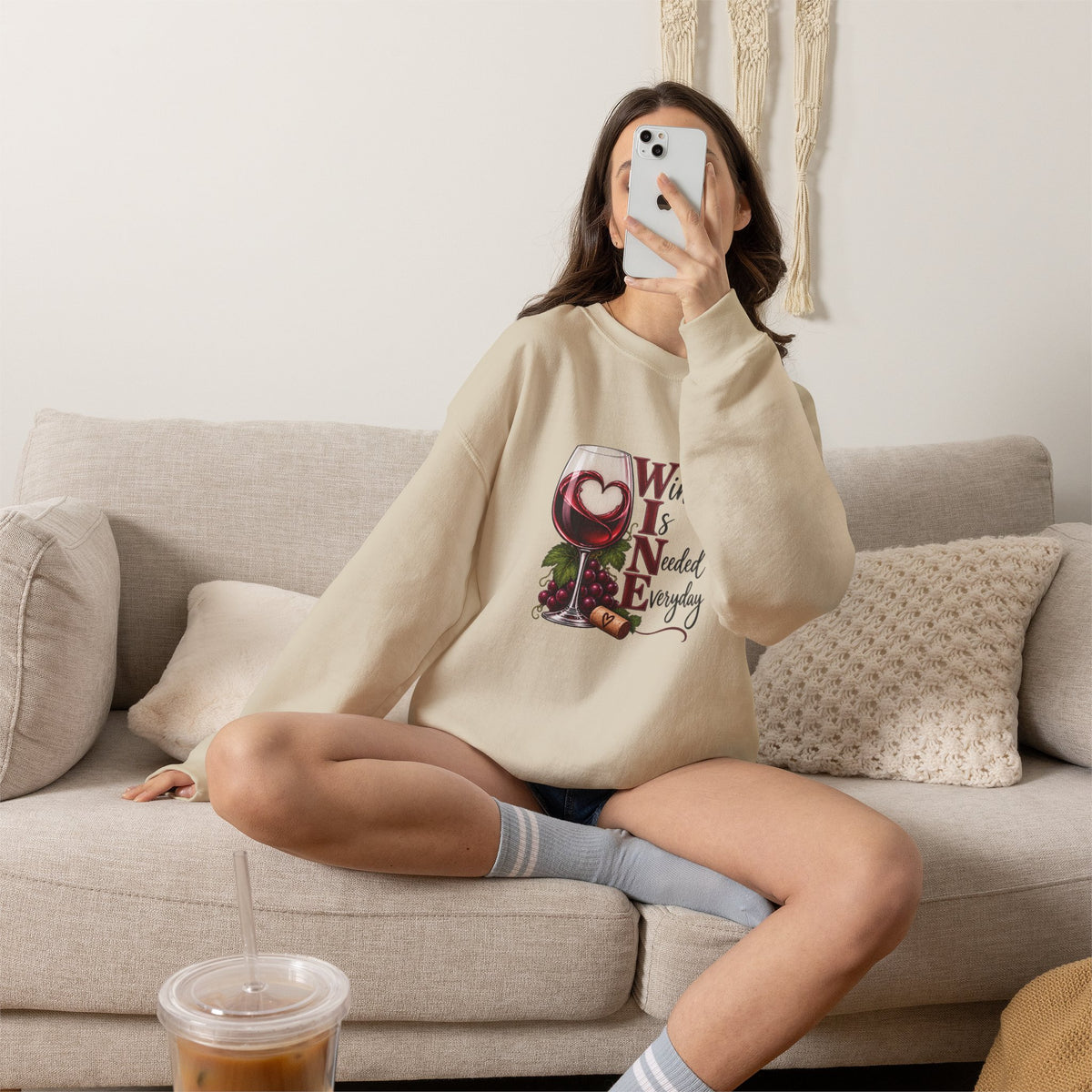 WINE Is Needed Everyday Sweatshirt