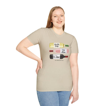 Hit Me Baby One More Wine Unisex Softstyle T-Shirt