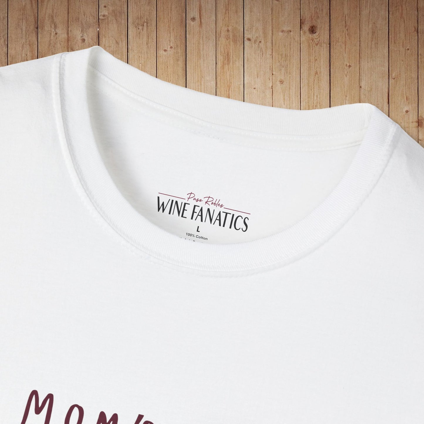 Mom's sanity brought to you by Coffee & Wine Personalized Tee