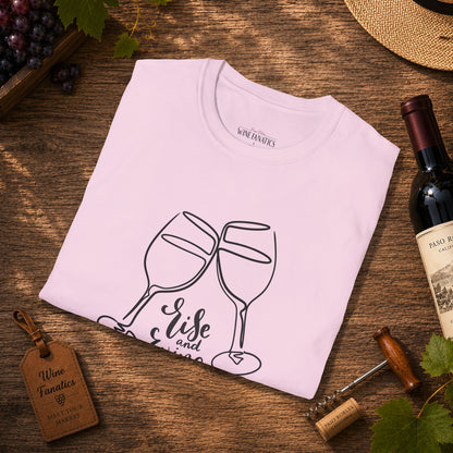 Rise & Wine Crewneck Tee