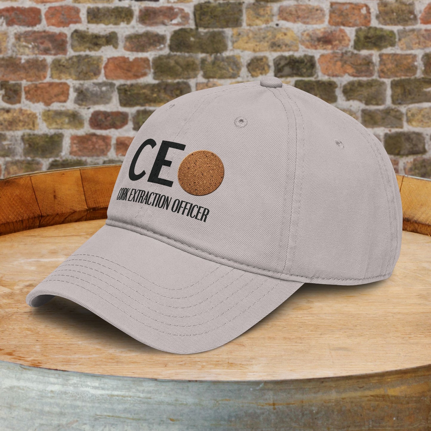 Cork Extraction Officer (CEO) Washed Baseball Cap