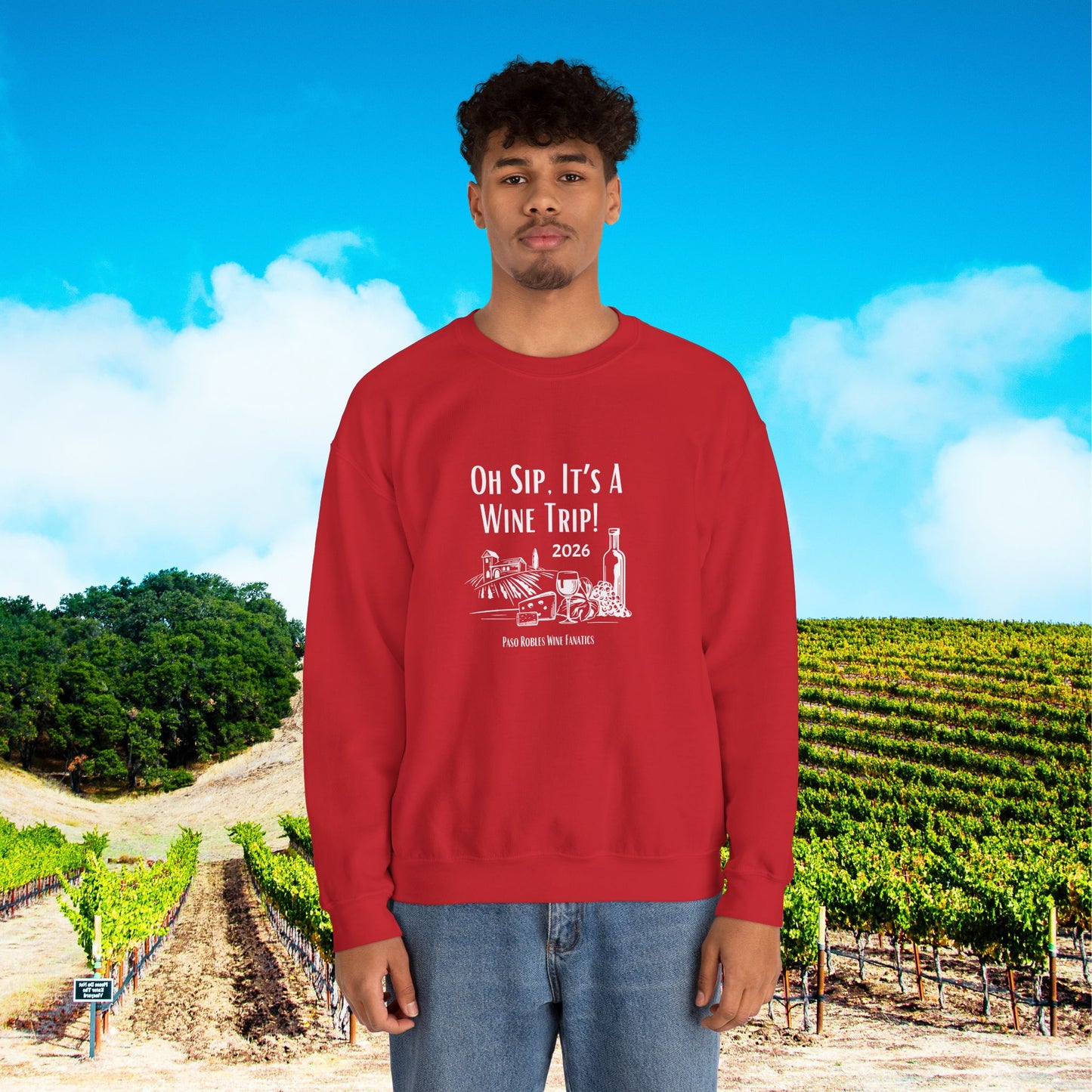 Oh Sip It's A Wine Trip Sweatshirt