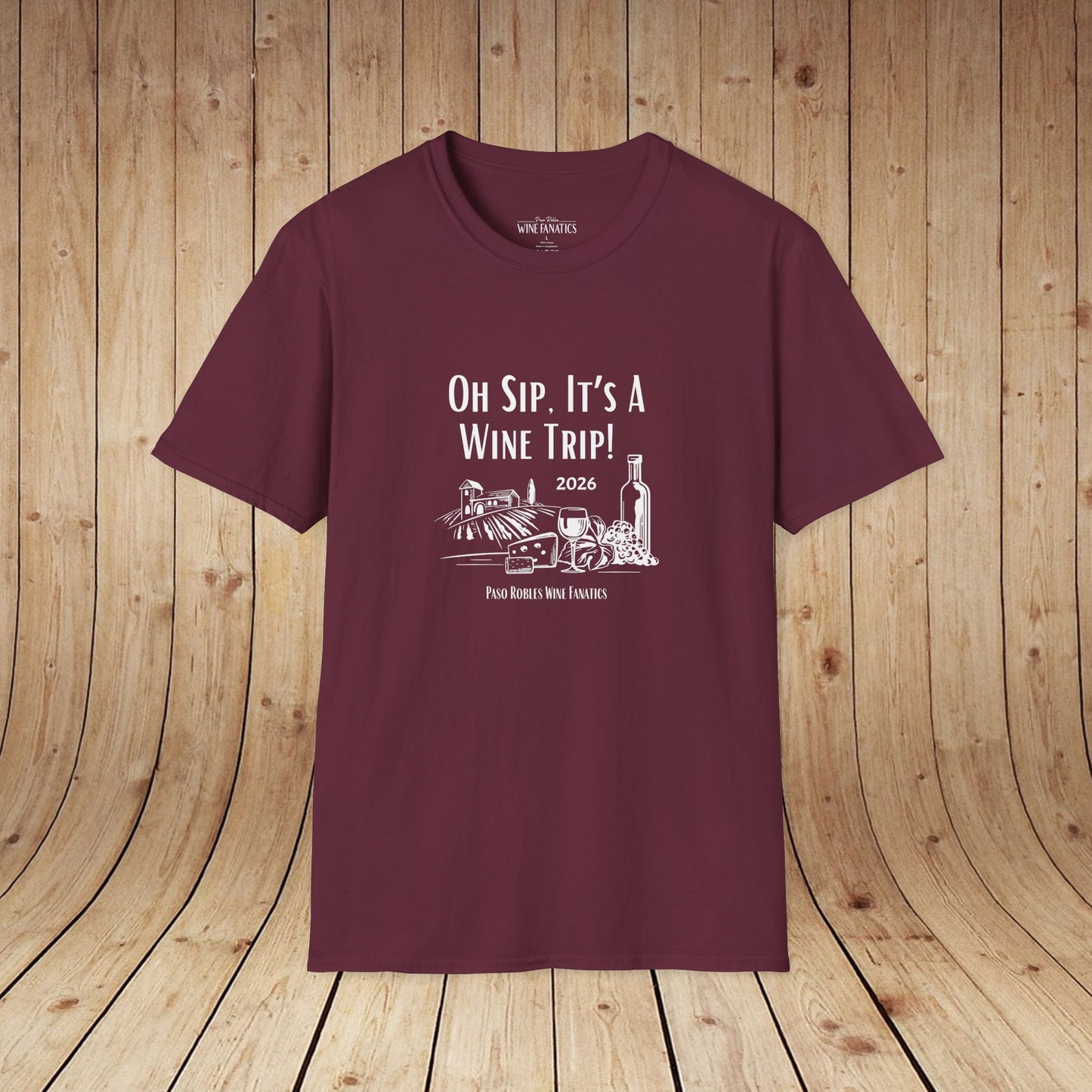Oh Sip It's A Wine Trip Unisex Softstyle T-Shirt