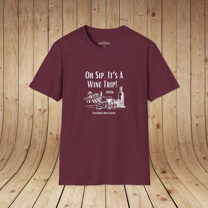 Oh Sip It's A Wine Trip Unisex Softstyle T-Shirt