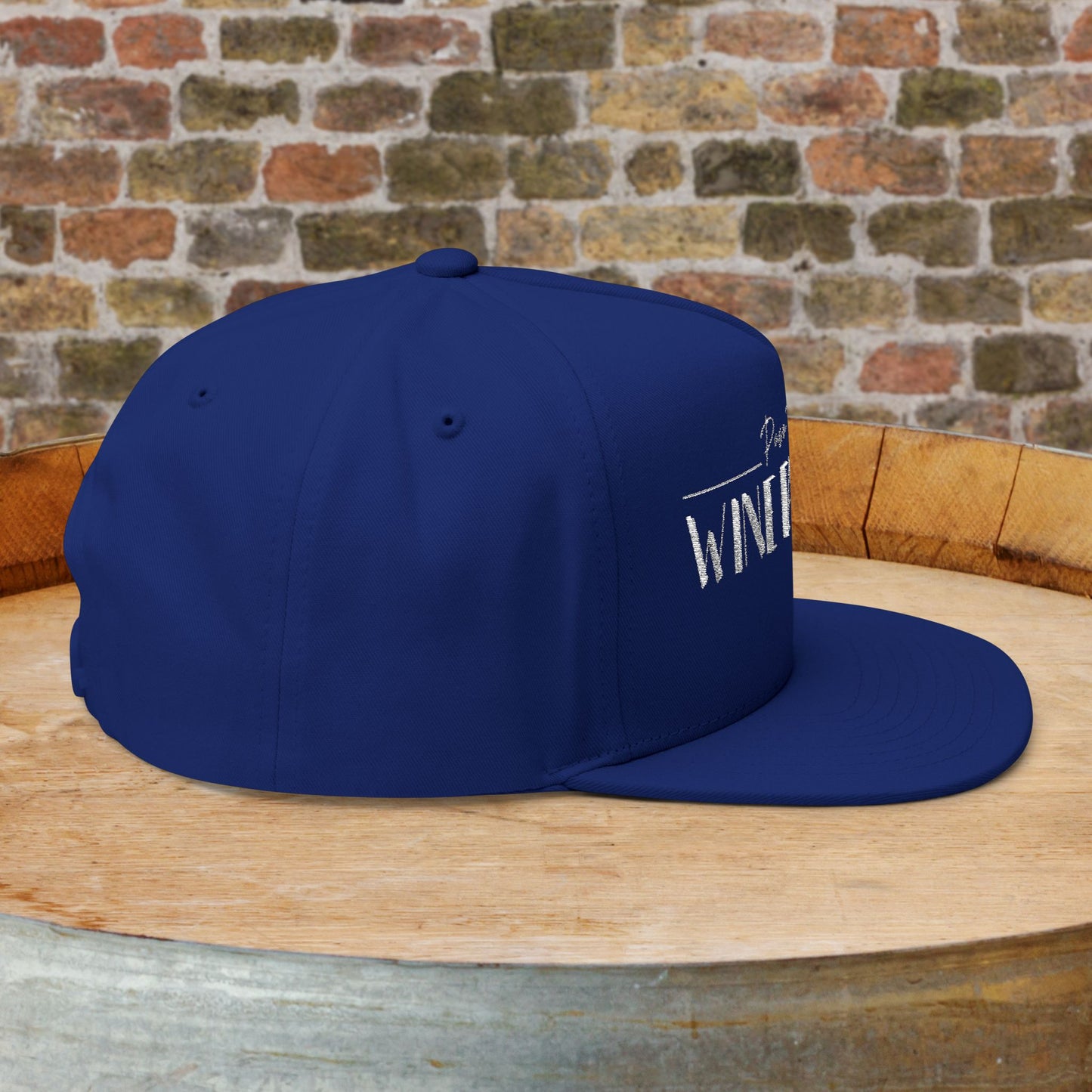 Paso Robles Wine Fanatics Embroidered Logo Flat Bill Cap