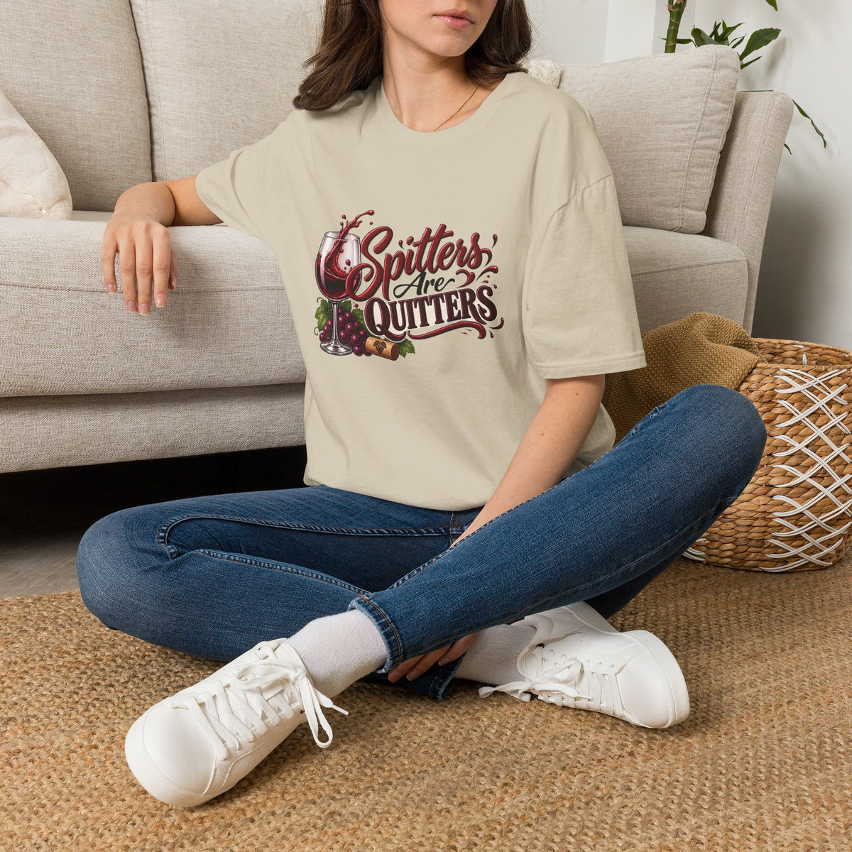 Spitters Are Quitters Crewneck T-Shirt