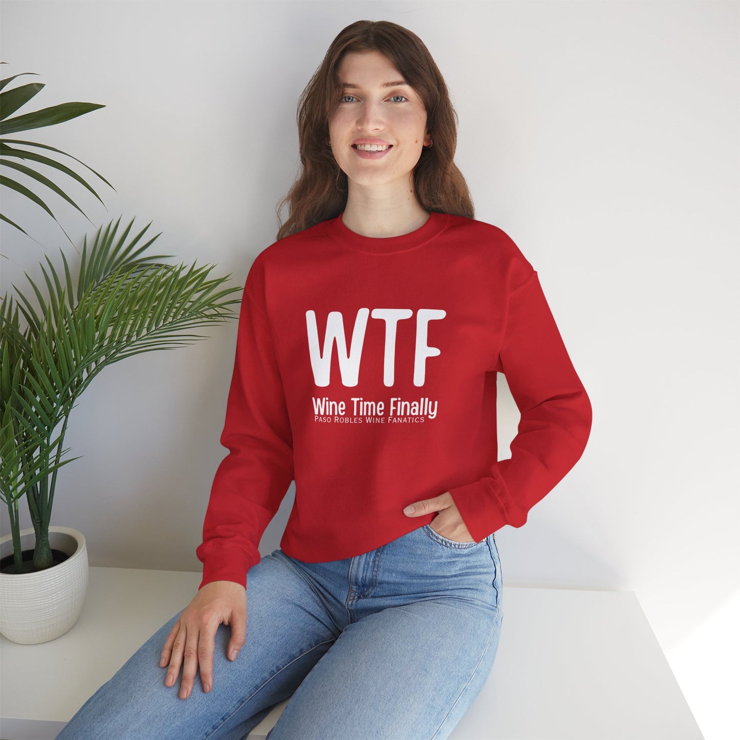 WTF Wine Tasting Finally Sweatshirt