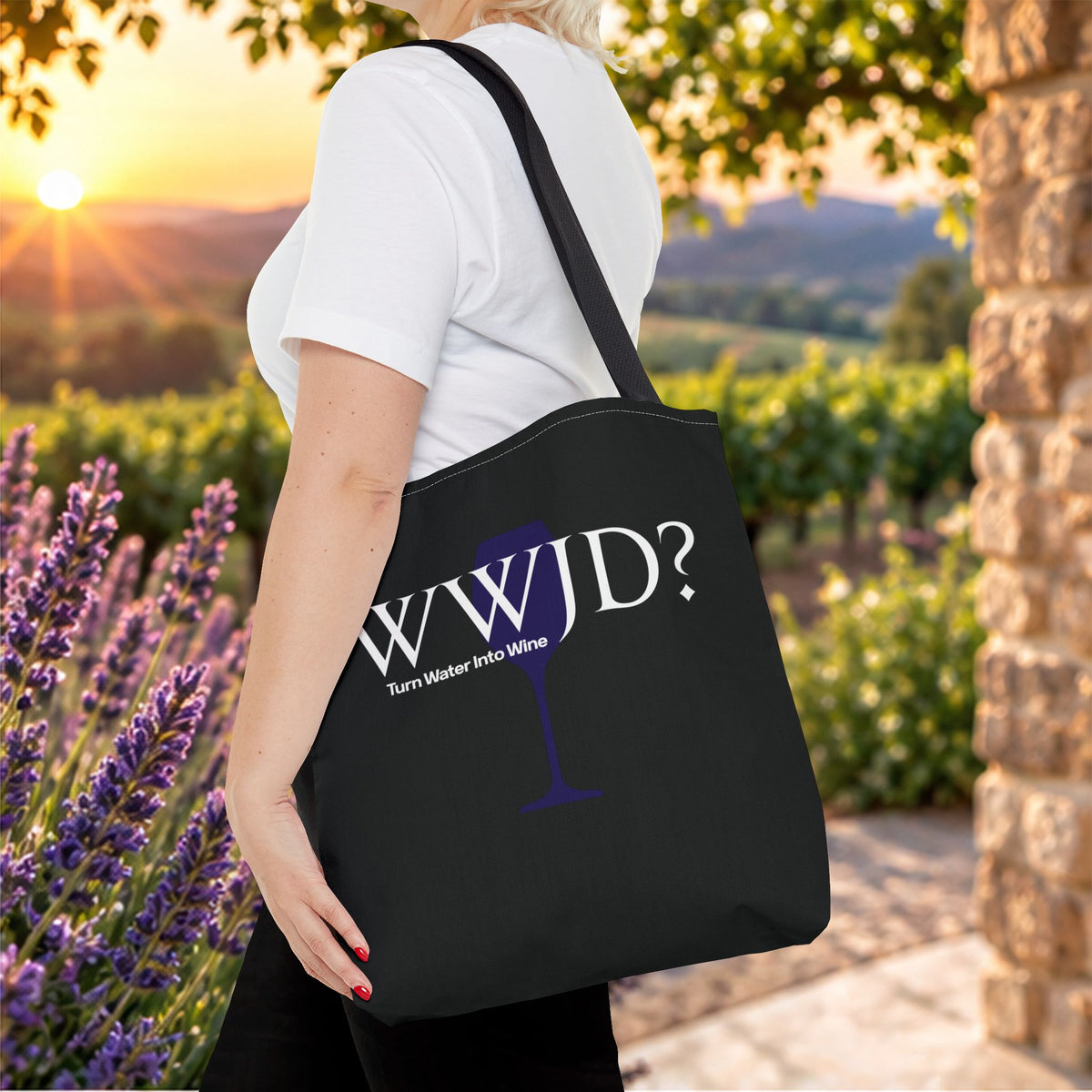 WWJD? (What Would Jesus Do?) Personalized Tote Bag