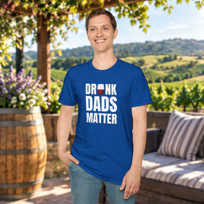 Drunk Dads Matter Crew Neck T-Shirt