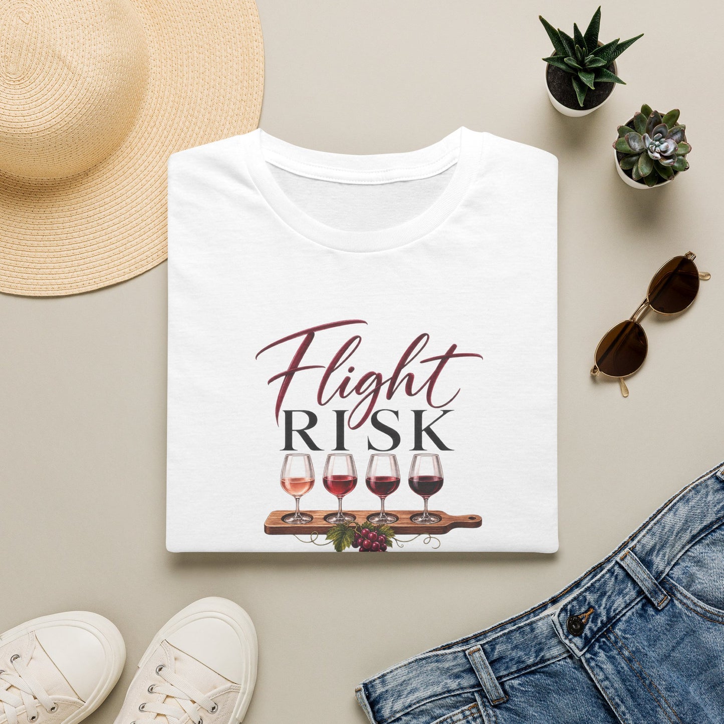 Flight Risk  Crewneck Tee