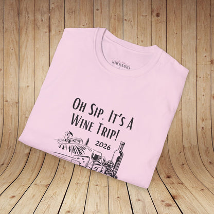 Oh Sip It's A Wine Trip Unisex Softstyle T-Shirt