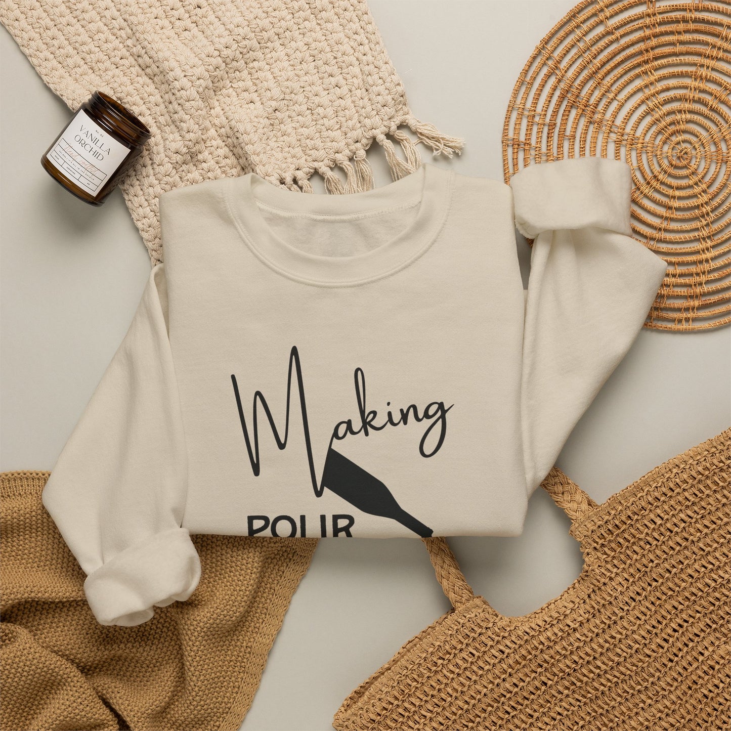 Making Pour Decisions in Paso Robles, CA Sweatshirt