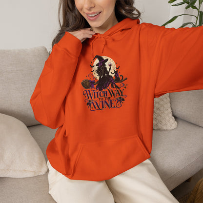 Witch Way To The Wine Hoodie