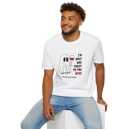 One Sheet To The Wine Unisex Softstyle T-Shirt