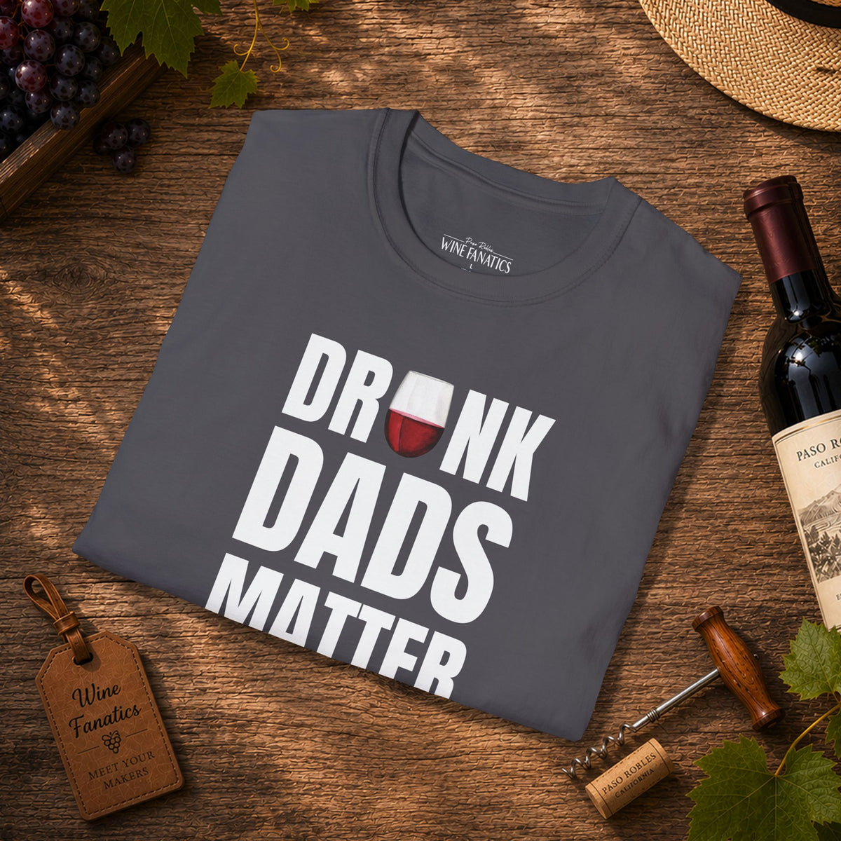 Drunk Dads Matter Crew Neck T-Shirt