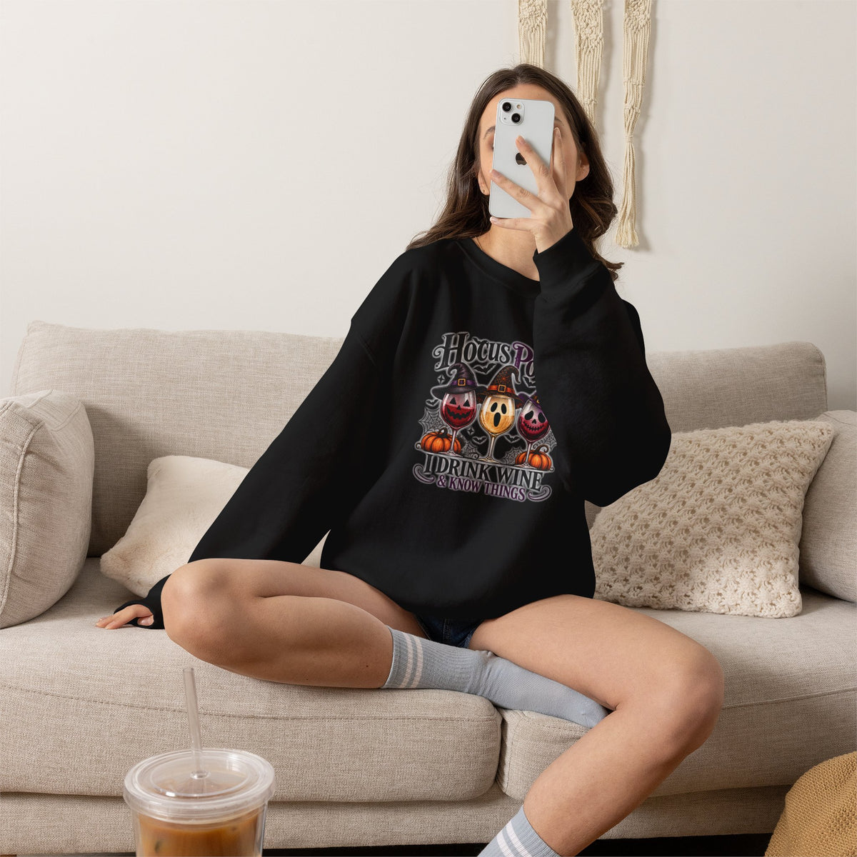 Hocus Pocus I Drink Wine & Know Things Sweatshirt