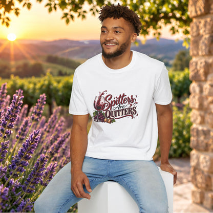 Spitters Are Quitters Crewneck T-Shirt