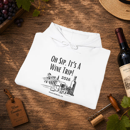 Oh Sip It's A Wine Trip 2025 Personalized Hoodie