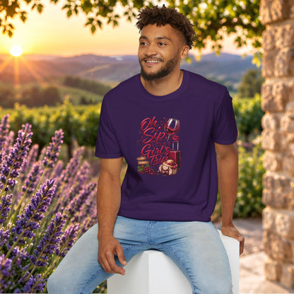 Oh Sip It's A Girl's Trip Personalized Crewneck Tee