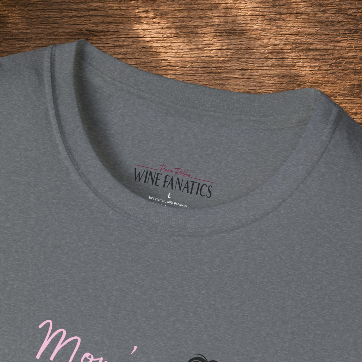 Mom's superpower, turning whine into Wine! Crewneck Tee