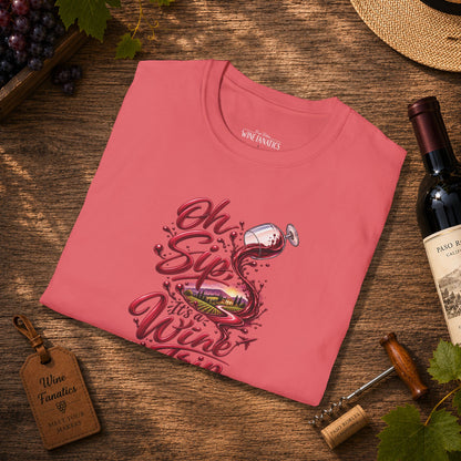 Oh Sip It's A Wine Trip Personalized Crewneck Tee