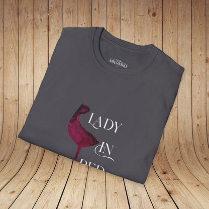 Lady In Red Unisex Softstyle T-Shirt