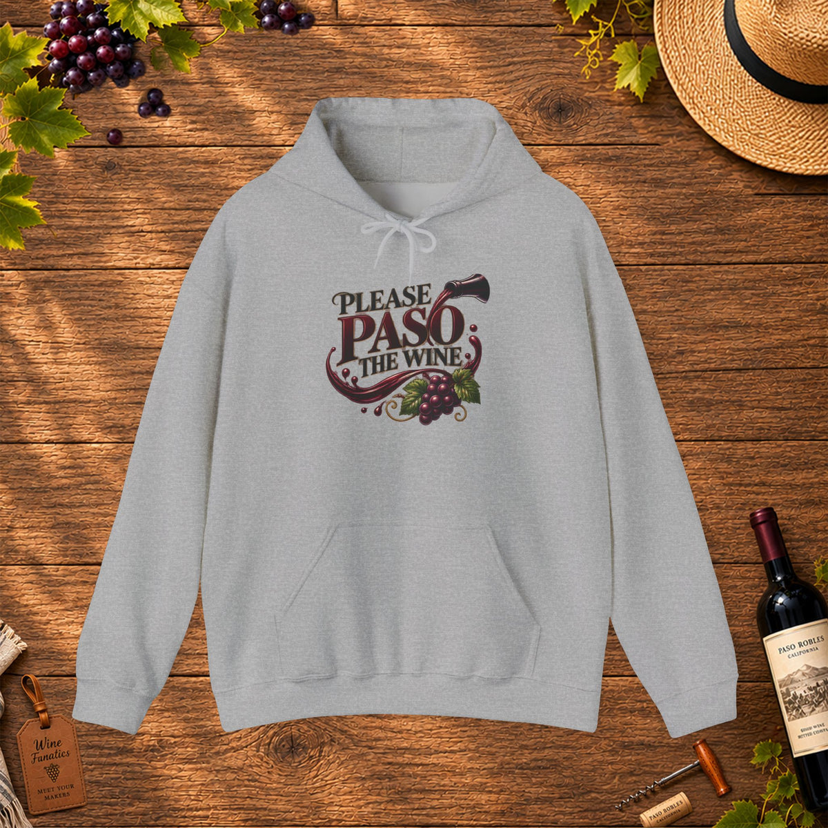 Please Paso The Wine Hoodie