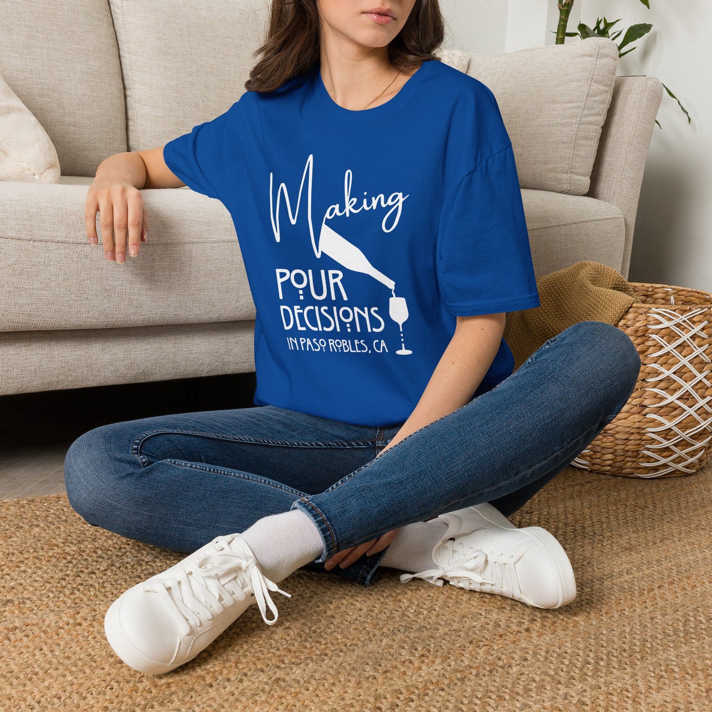 Paso Robles - Making Pour Decisions Crewneck Tee