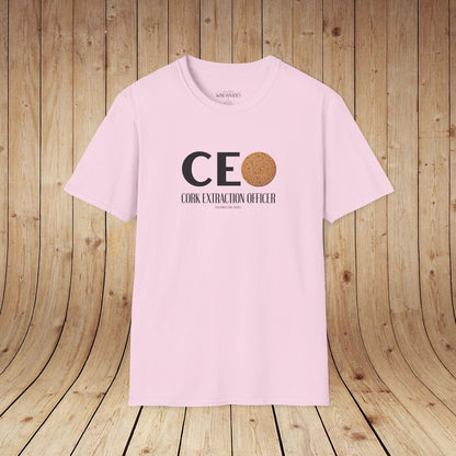 CEO Cork Extraction Officer Unisex Softstyle T-Shirt