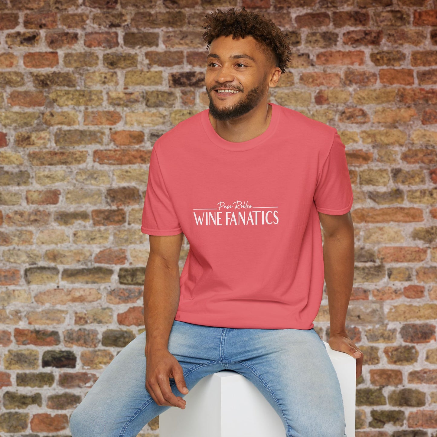 Paso Robles Wine Fanatics Logo Crewneck T-Shirt