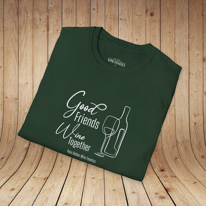 Good Friends Wine Together Unisex Softstyle T-Shirt