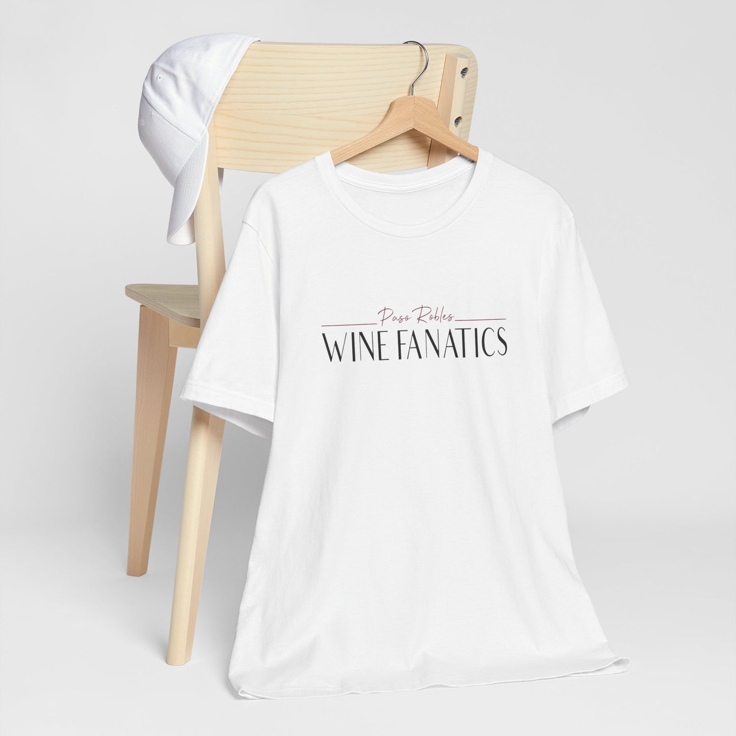 Paso Robles Wine Fanatics Logo Unisex Jersey Short Sleeve Tee