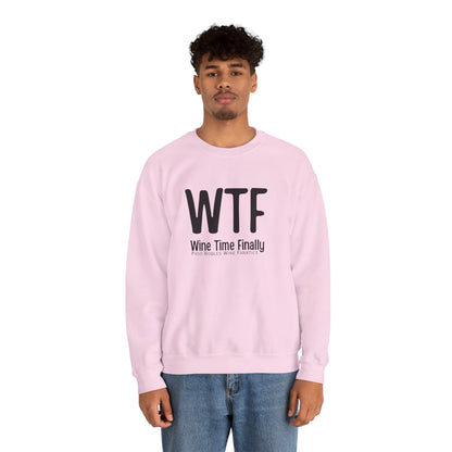 WTF Wine Tasting Finally Sweatshirt
