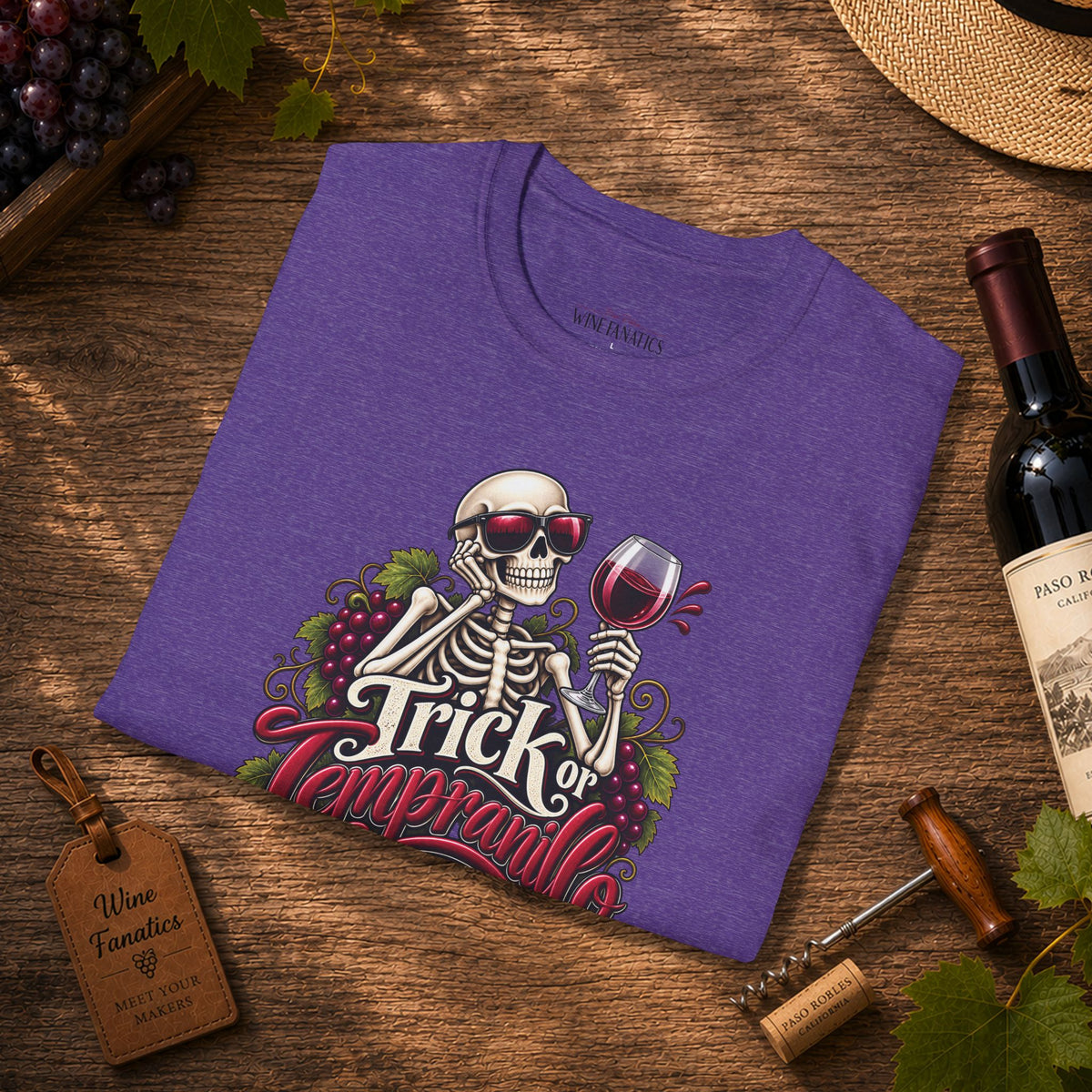 Trick Or Tempranillo Crewneck T-Shirt