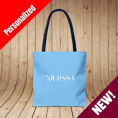 Red Wine & Blue Independence Day Personalized Tote Bag