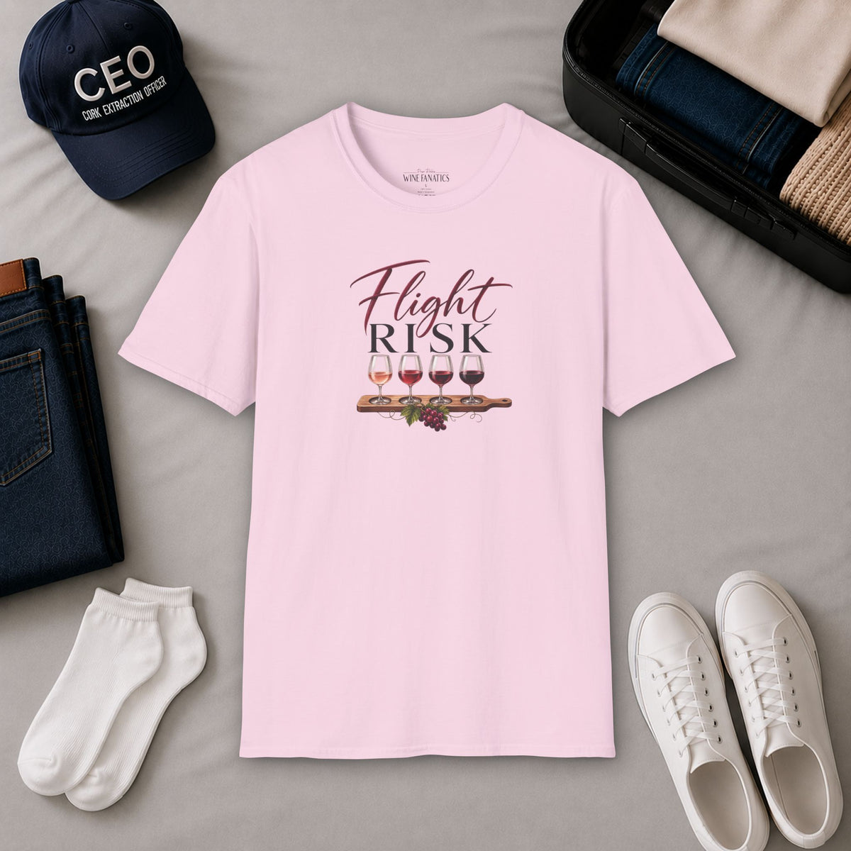 Flight Risk  Crewneck T-Shirt