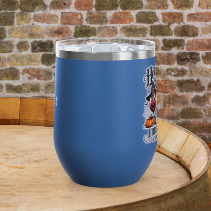 Hocus Pocus I Drink Wine & Know Things 12oz Personalized Wine Tumbler