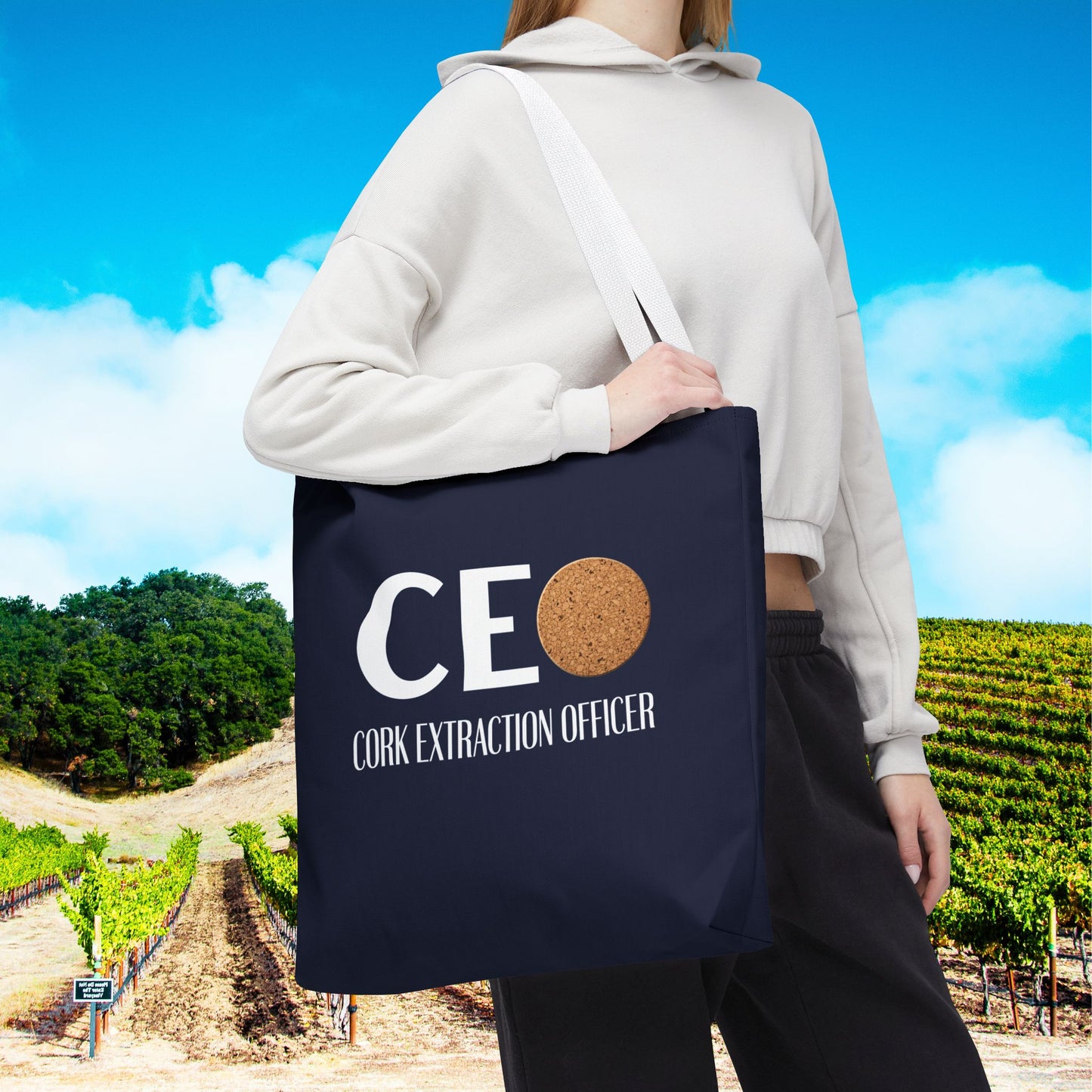 CEO - Cork Extraction Officer Personalized Tote Bag