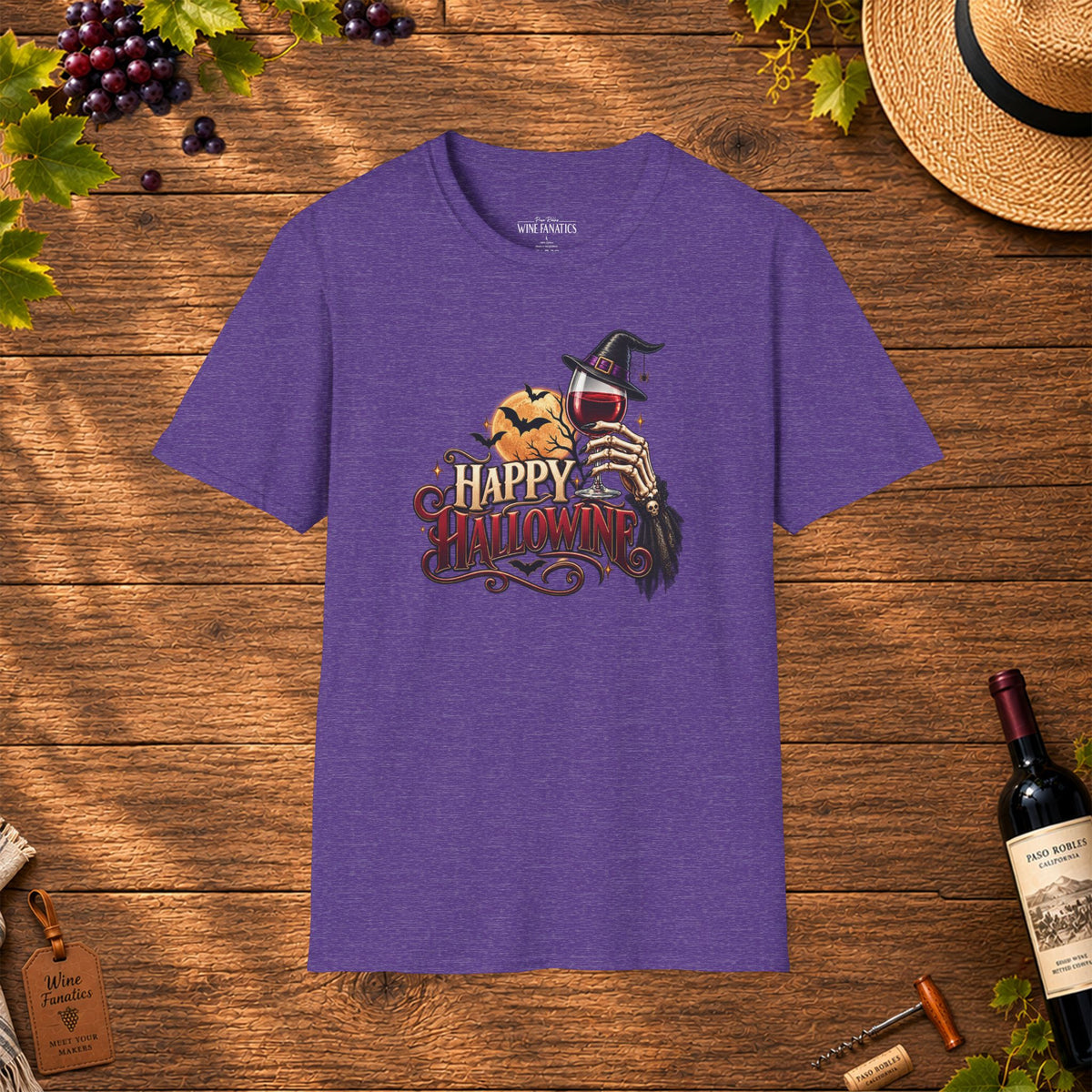 Happy Hallowine Crewneck T-Shirt