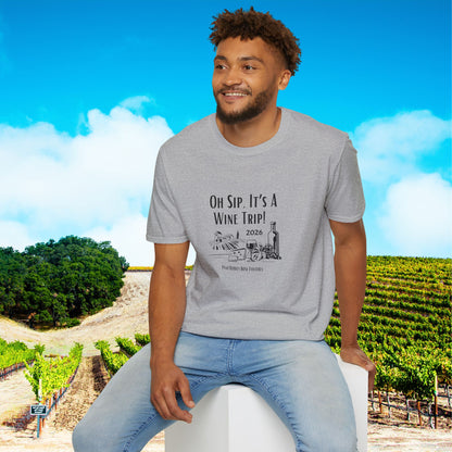 Oh Sip It's A Wine Trip Unisex Softstyle T-Shirt