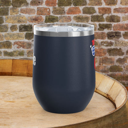 'MERICA Independence Day Personalized 12oz Wine Tumbler
