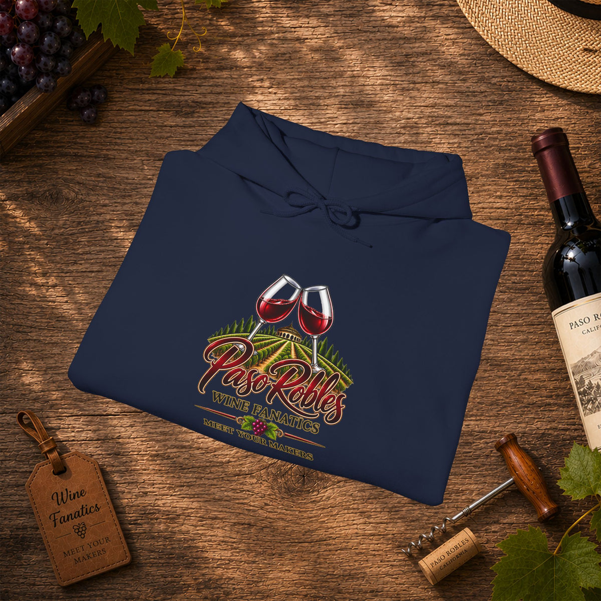 A Toast To Paso Robles Wine Fanatics Hoodie