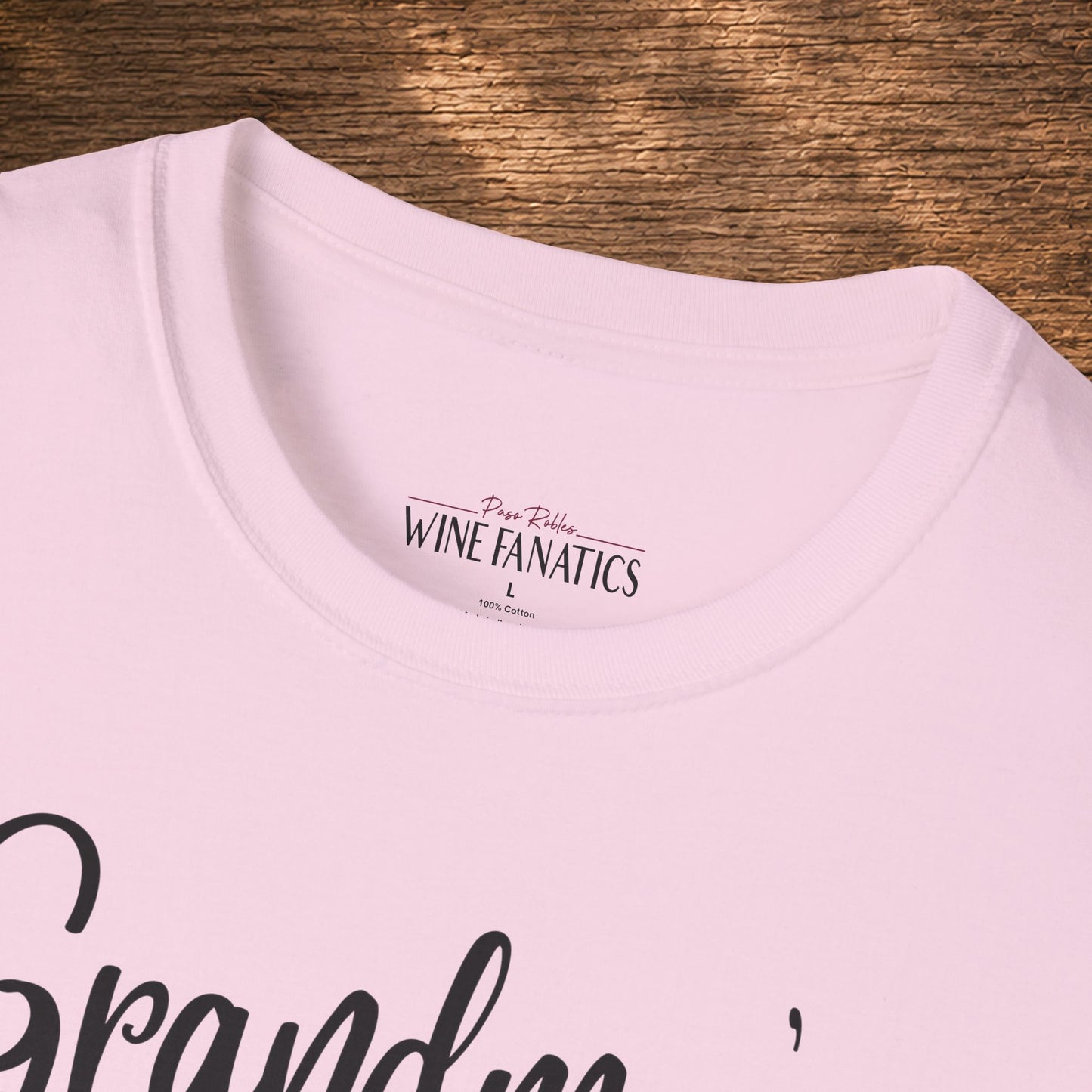 Grandma's Reason To Wine Personalized Crew Neck T-Shirt