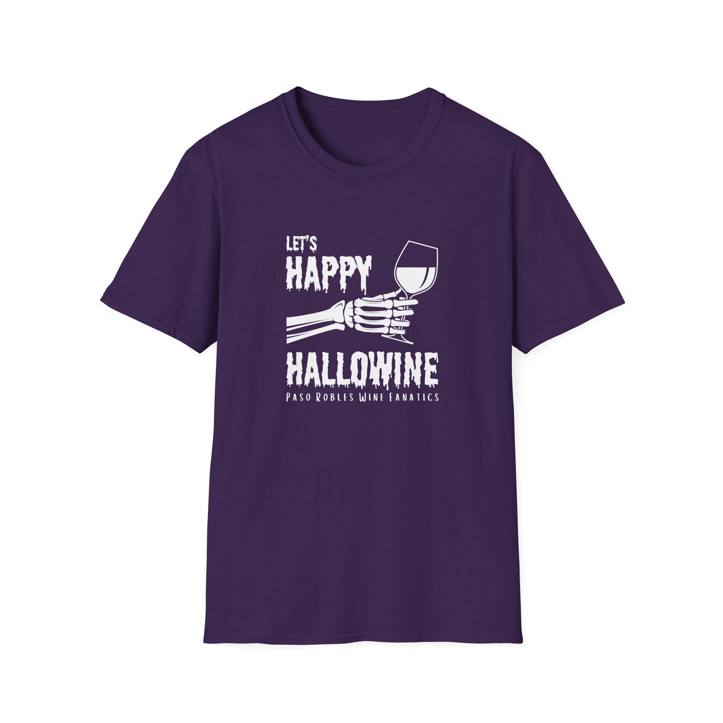 Let's Happy Hallowine Unisex Softstyle T-Shirt