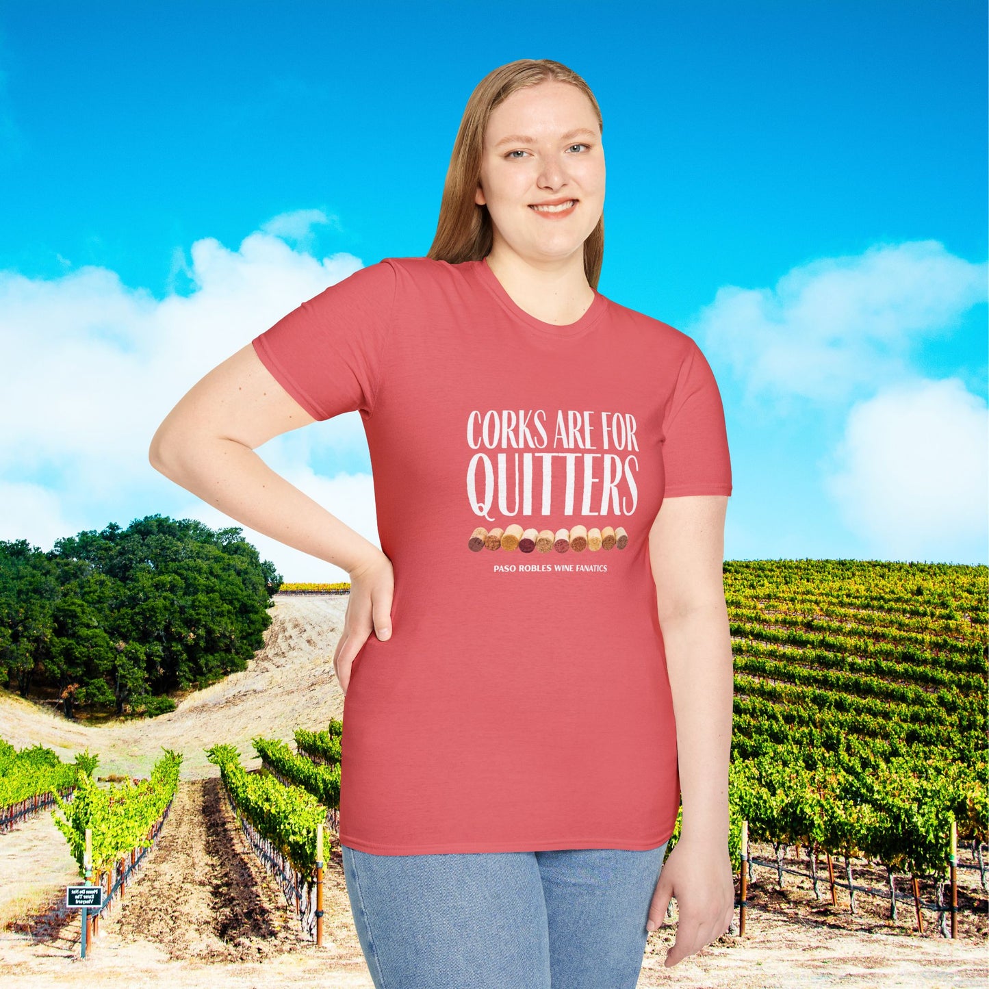 Corks Are For Quitters Unisex Softstyle T-Shirt