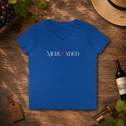 Merloaded Ladies V-Neck T-Shirt