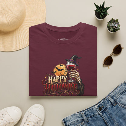 Let's Happy Hallowine Crewneck T-Shirt