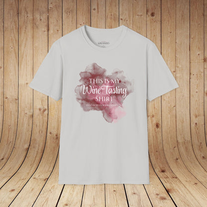 This Is My Wine Tasting Shirt (stain) Unisex Softstyle T-Shirt