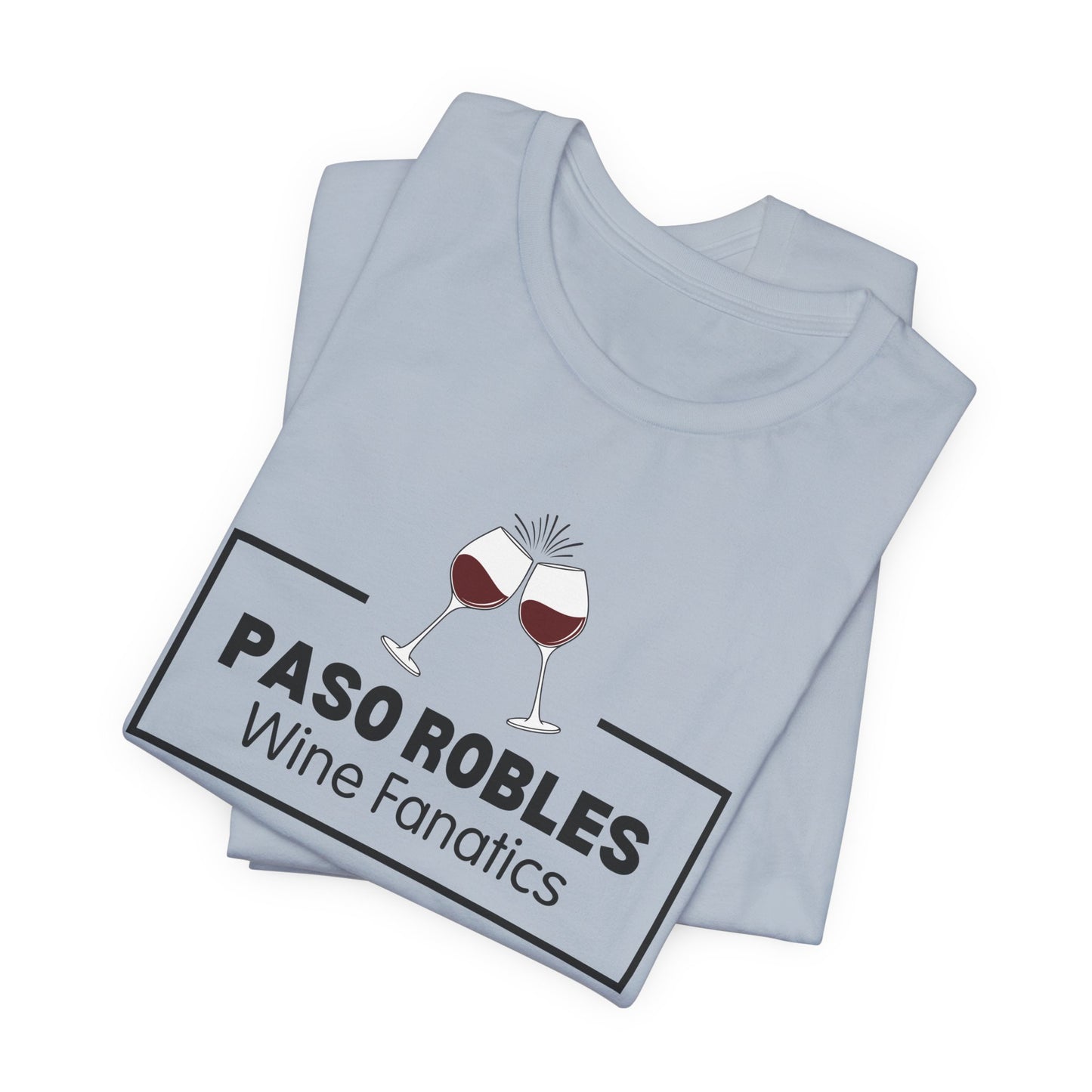 Paso Robles Wine Fanatics Logo Unisex Tee